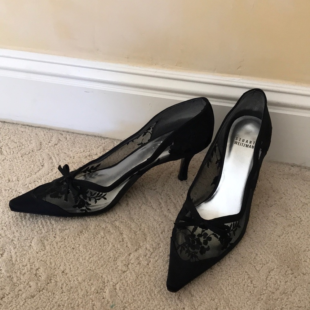 Satin and Lace Heels
